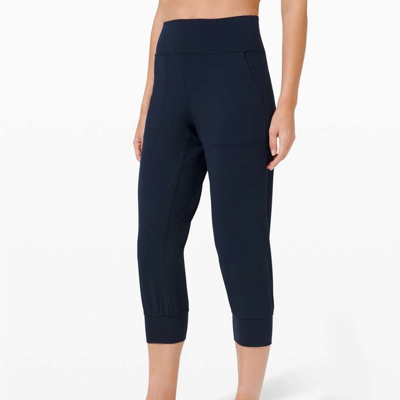 lululemon athletica Pants - Lululemon Align High-Rise Jogger Crop 23" True Navy Nulu Pants Size 6 #176